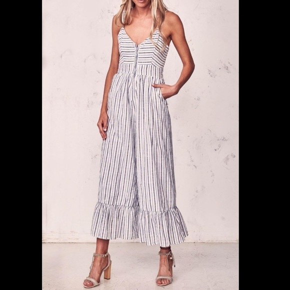 Red Dress Boutique Striped Jumpsuit boho - Picture 12 of 12